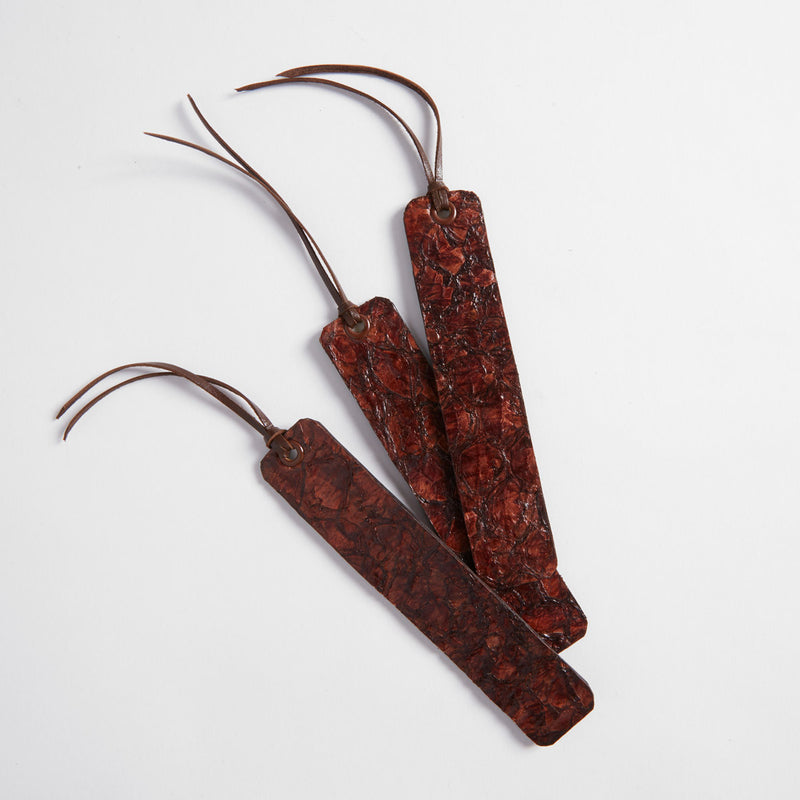 Barramundi Leather Bookmark