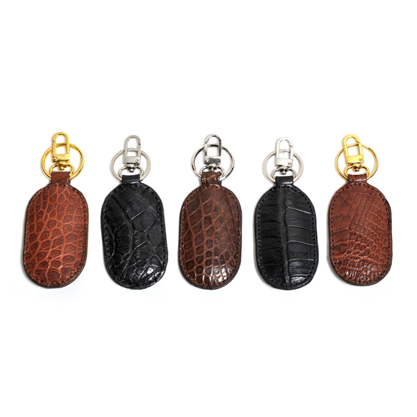 Crocodile Belly Skin Keyring