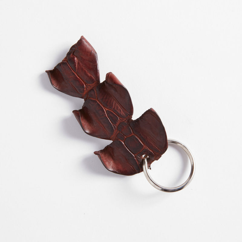 Crocodile Leather Tail Skin Key Ring