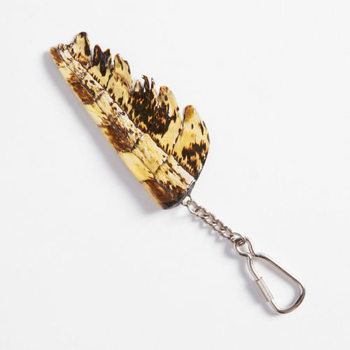 Taxidermy Crocodile Tail Tip Key Ring