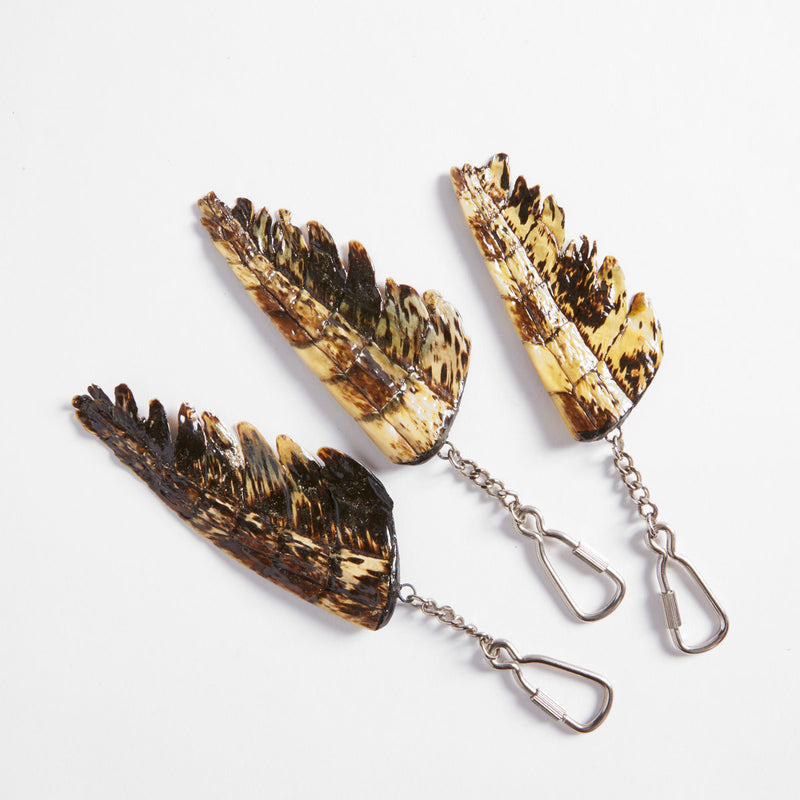 Taxidermy Crocodile Tail Tip Key Ring