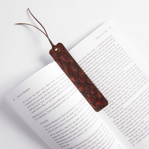 Barramundi Leather Bookmark