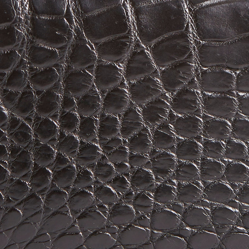 Amieka Compact Crocodile Purse