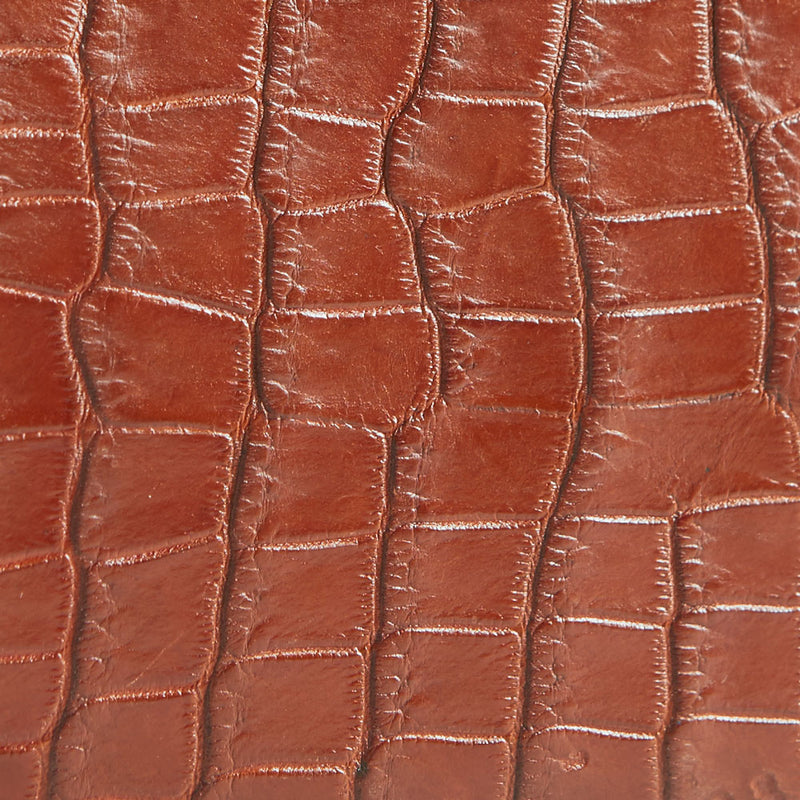 Amieka Compact Crocodile Purse